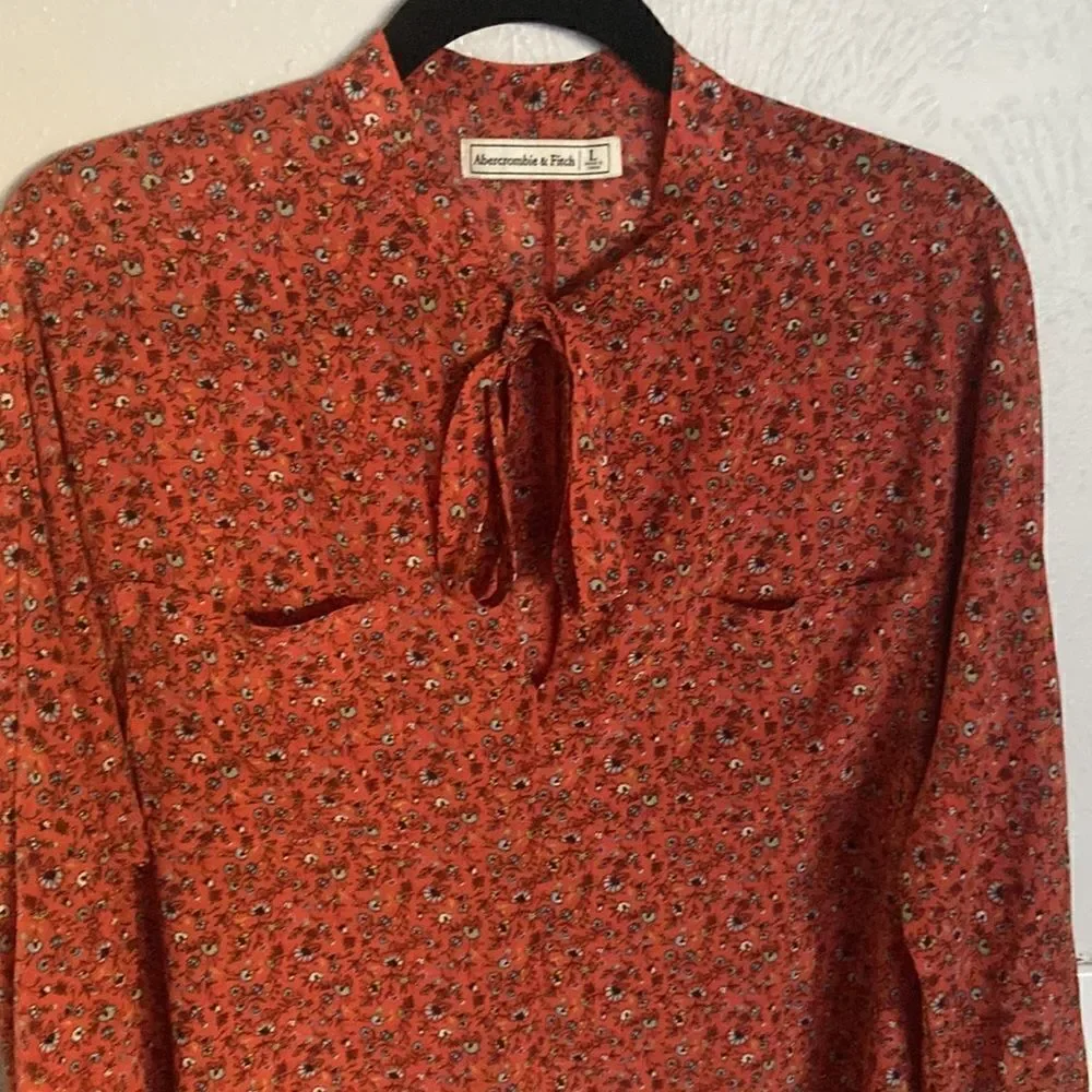 Abercrombie &Fitch long sleeve Sz L impeccable condition